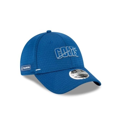 Blue Indianapolis Colts Hat - New Era NFL Official Summer Sideline Stretch Snap 9FORTY Snapback Caps USA0751432